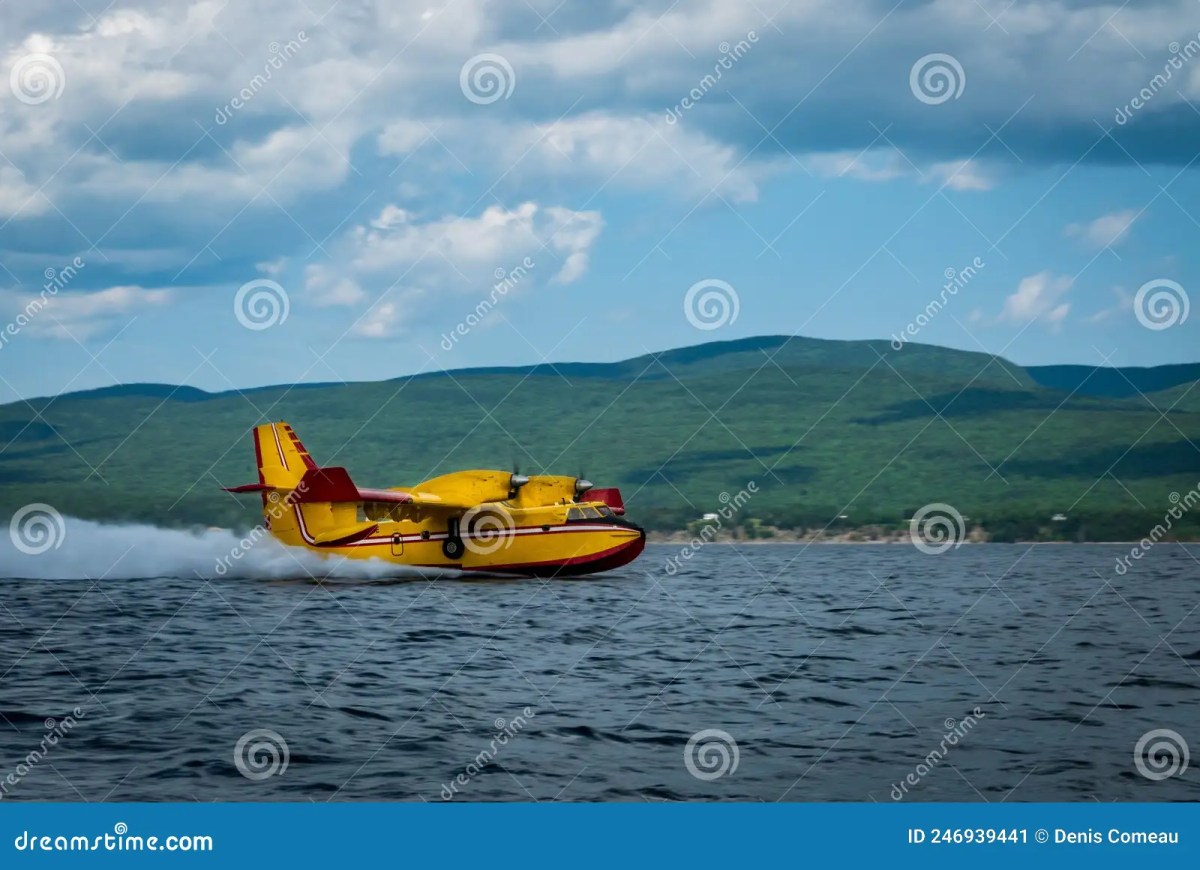 Canadian super scooper plane